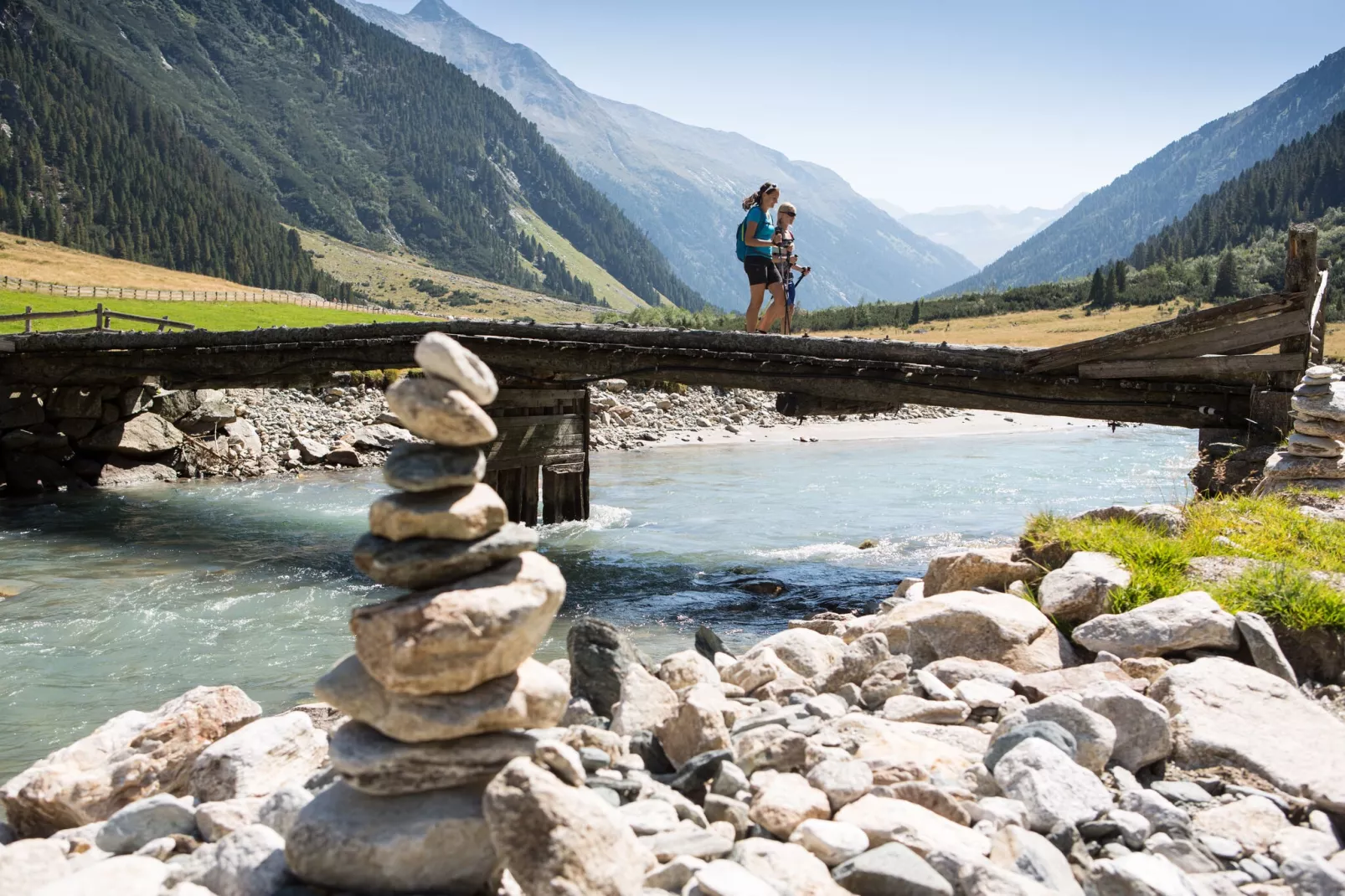 Edenlehen - Wasserfall-Gebieden zomer 1km