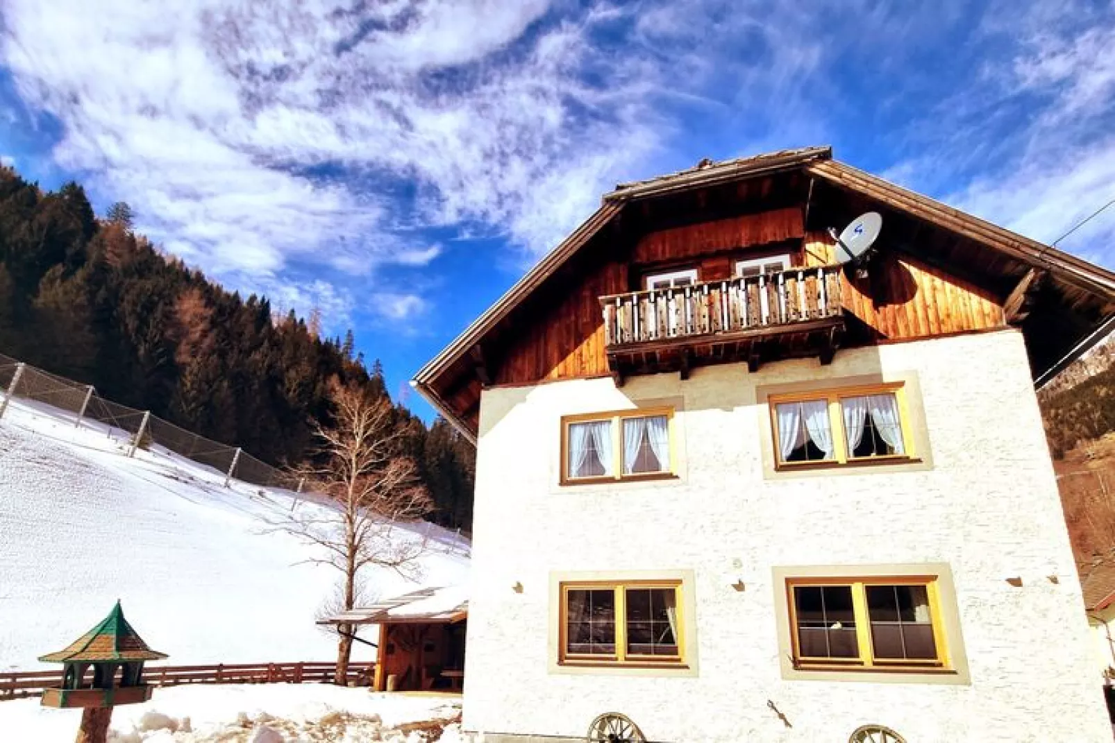 Ferienhaus Krapflgeusche-Exterieur winter