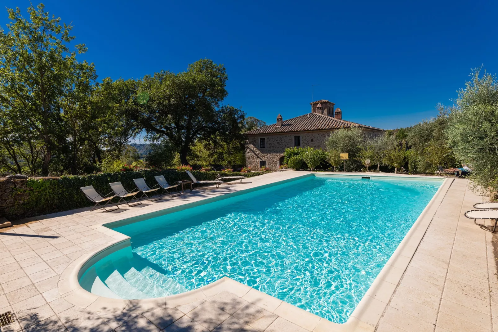 Rustiek appartement in Rapolano Terme met zwembad - Zwembad