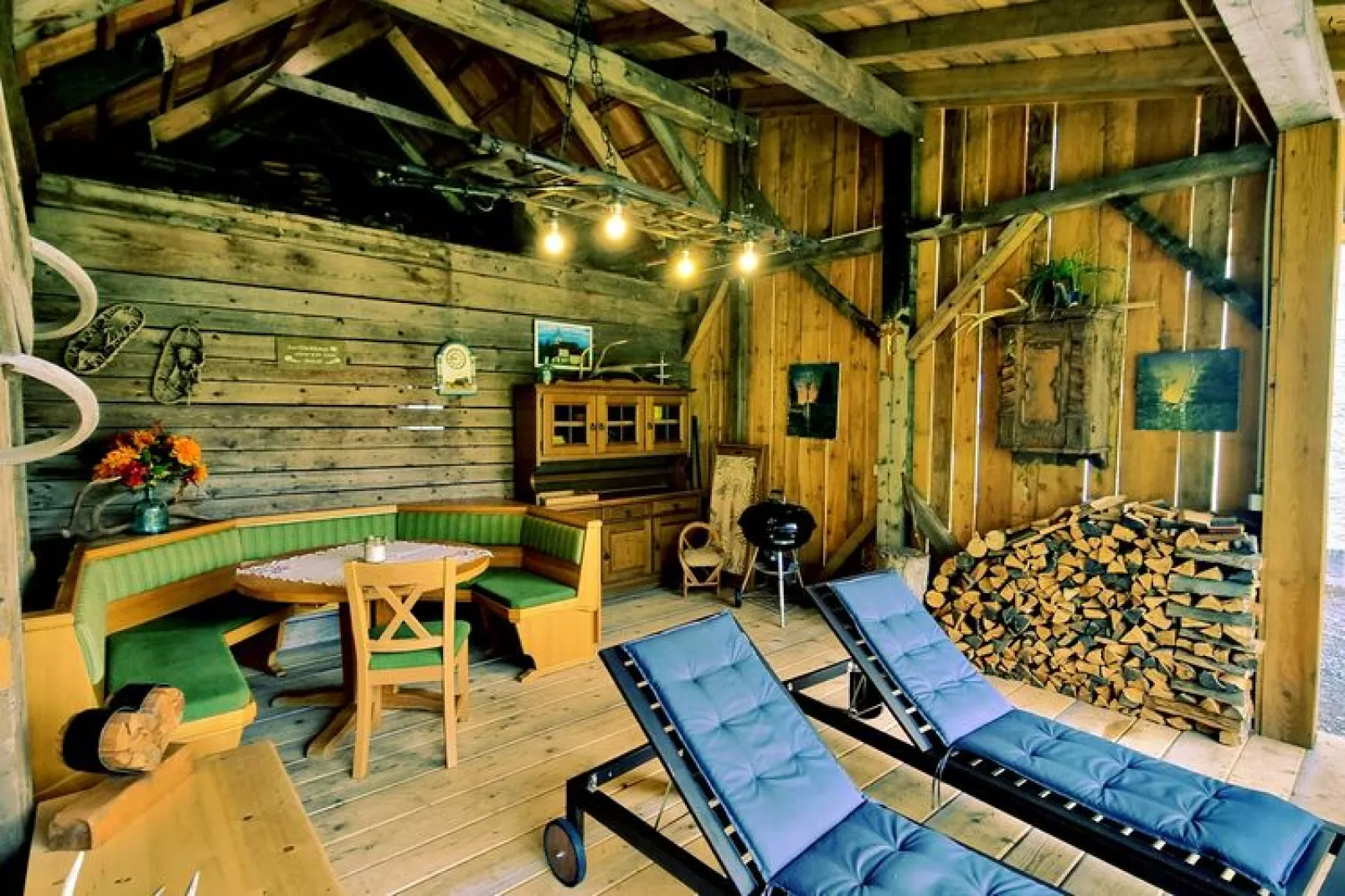 Ferienhaus Krapflgeusche-Tuinen zomer