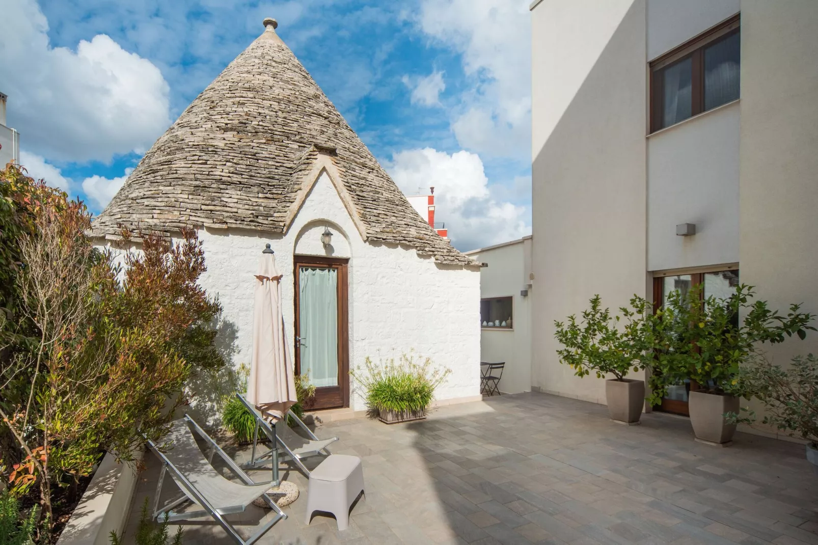 Trullo dell'Ulivo per Tre-Buitenkant zomer