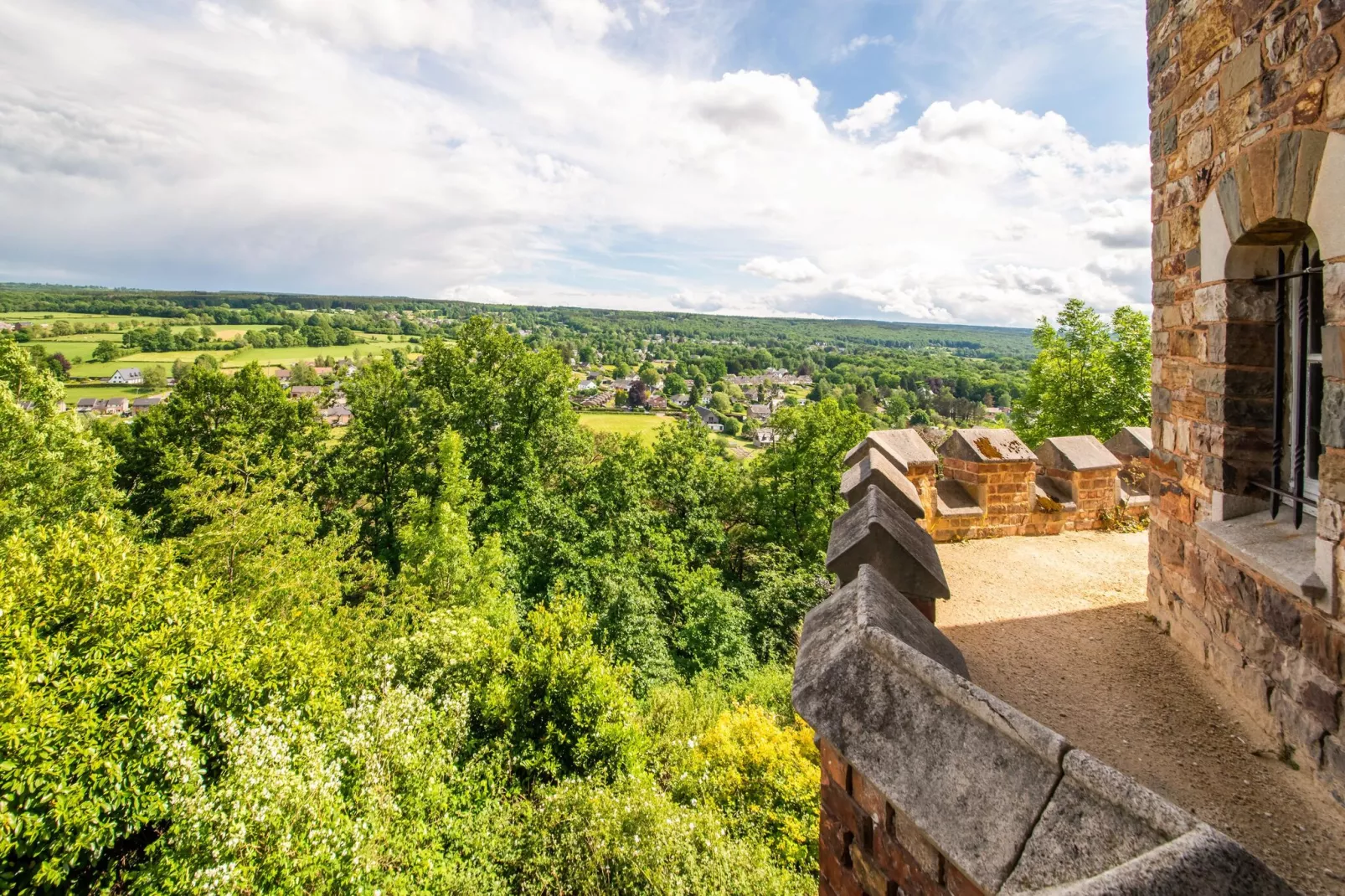 Le Chateau de Balmoral-Uitzicht zomer