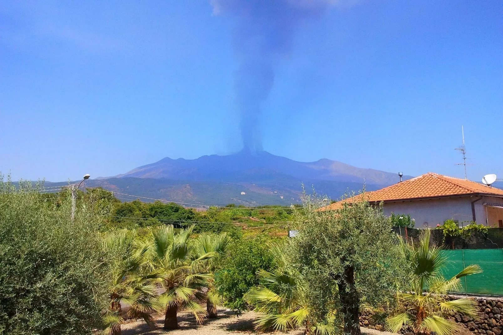 Suite vista Etna-Uitzicht zomer