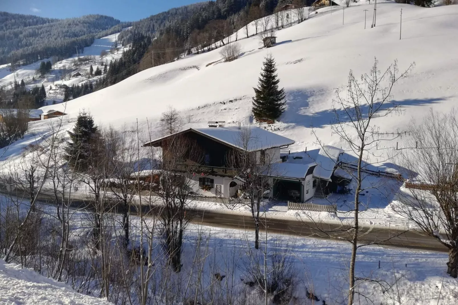 Mountain-View Appartement with Garden inkl Hochkönigcard-Exterieur winter