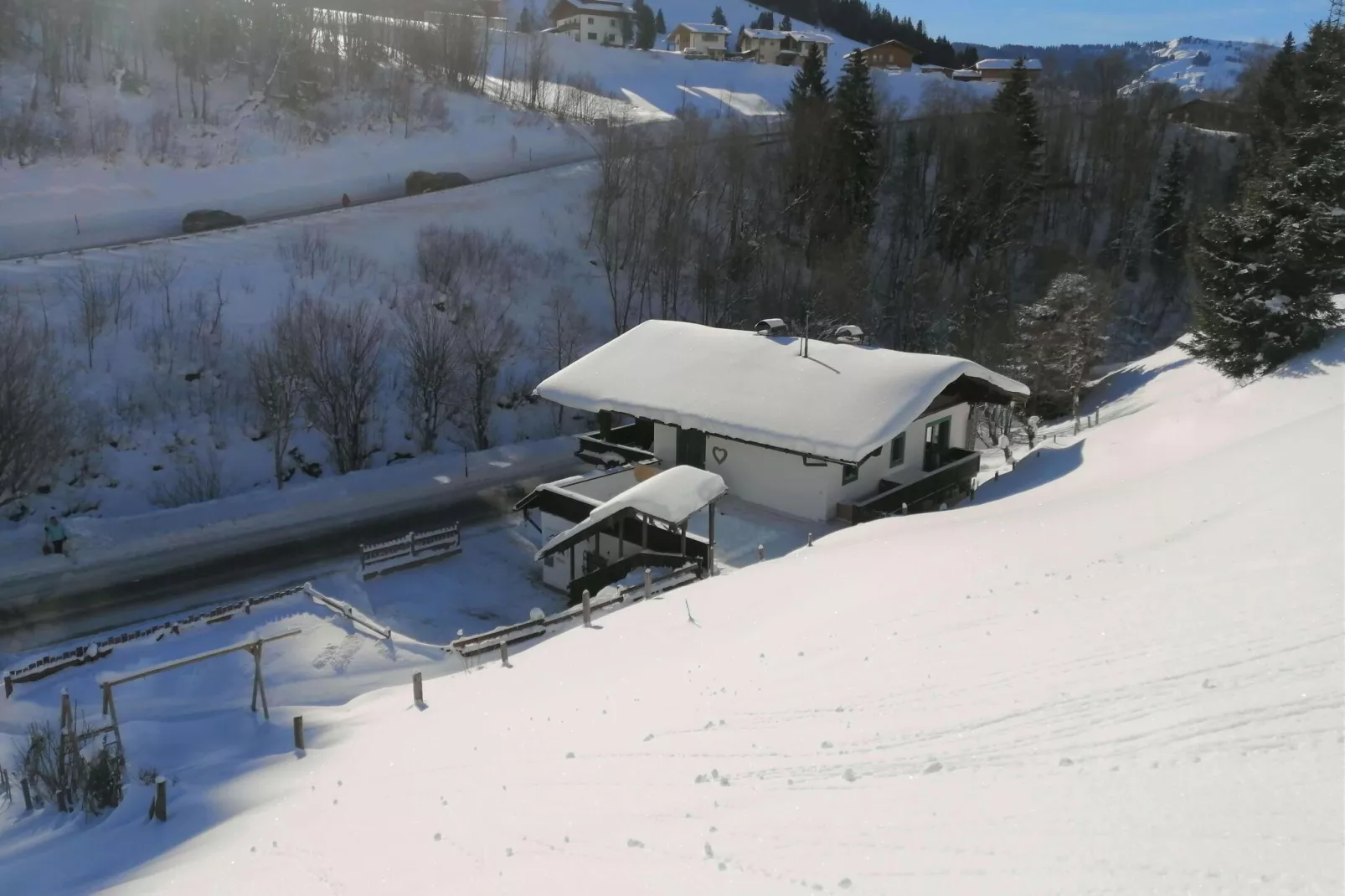 Mountain-View Appartement with Garden inkl Hochkönigcard-Exterieur winter