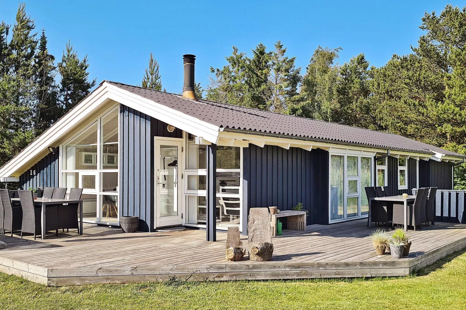 Vrijstaand vakantiehuis in Jerup vlak bij het strand