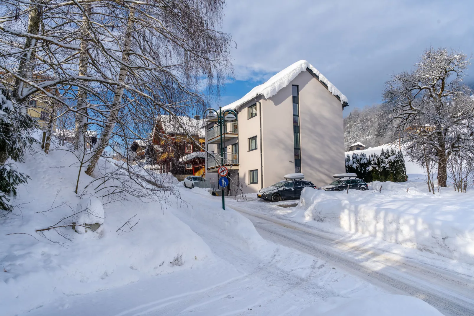 Apartment Die Sonne-Exterieur winter