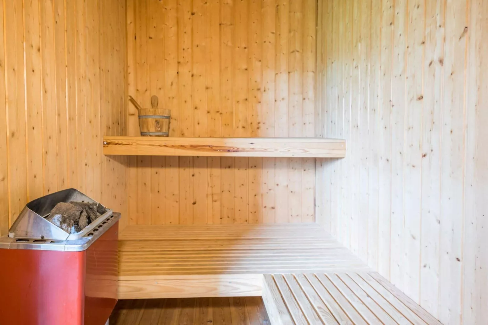 6 persoons vakantie huis op een vakantie park in Blåvand-Sauna