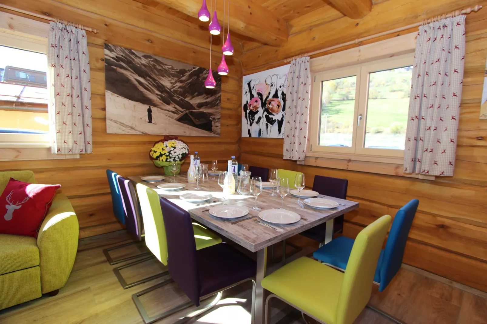Luxusapartments Kaprun - West B-Eetkamer