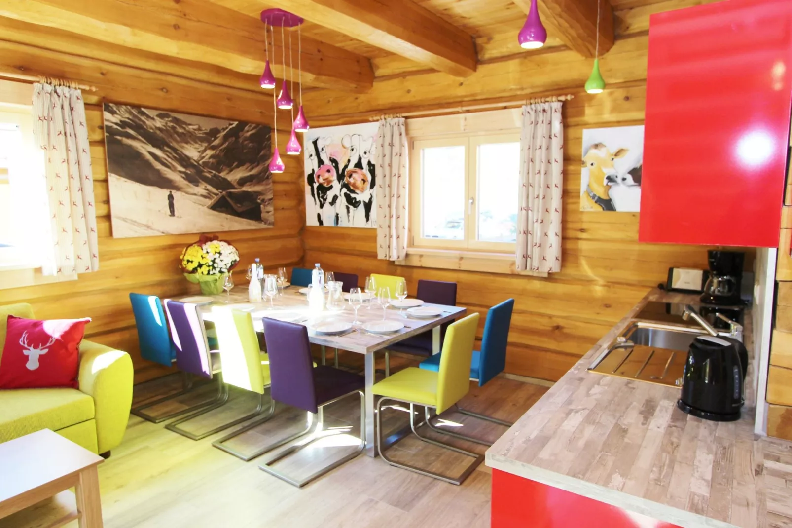 Luxusapartments Kaprun - West B-Eetkamer