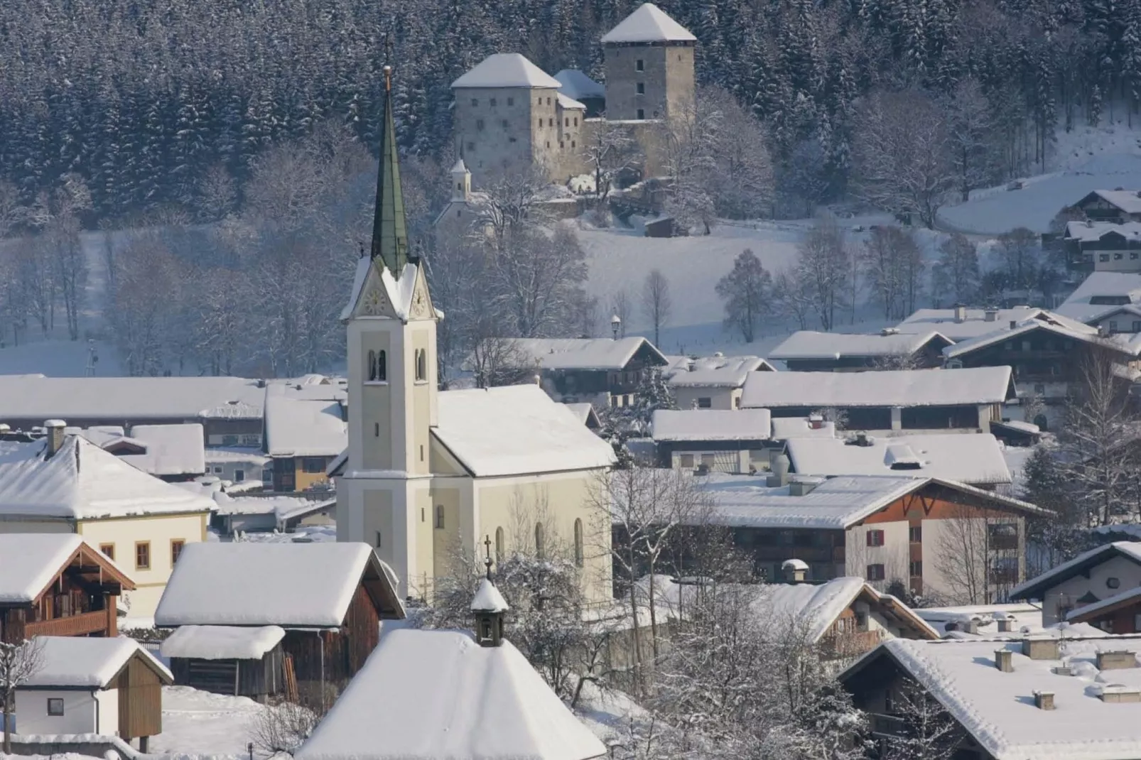 Luxusapartments Kaprun - West B-Gebied winter 1km