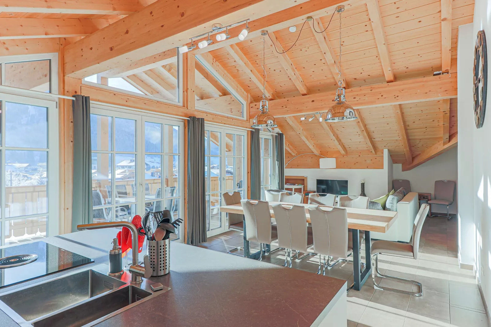 Residenz Edelalm - Penthouse-Eetkamer