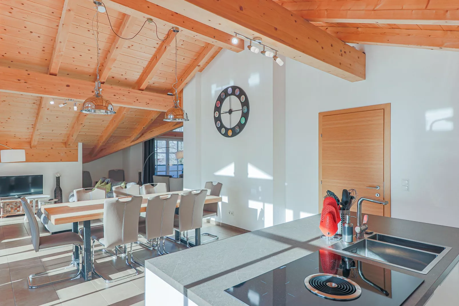 Residenz Edelalm - Penthouse-Eetkamer