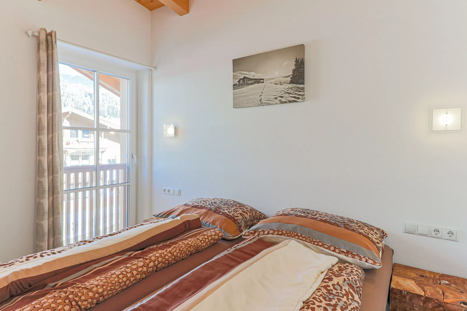 Residenz Edelalm - Penthouse-Slaapkamer