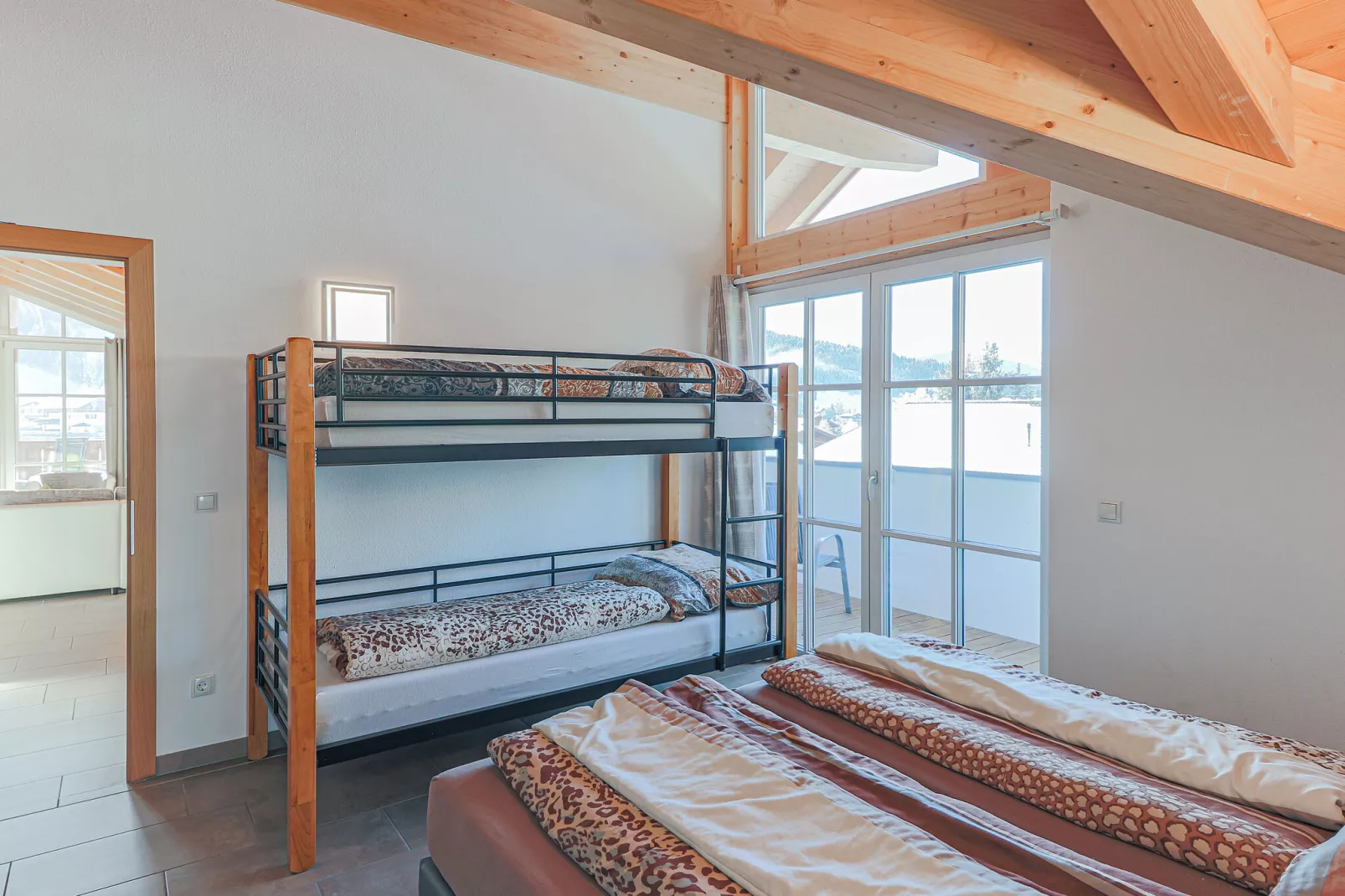 Residenz Edelalm - Penthouse-Slaapkamer
