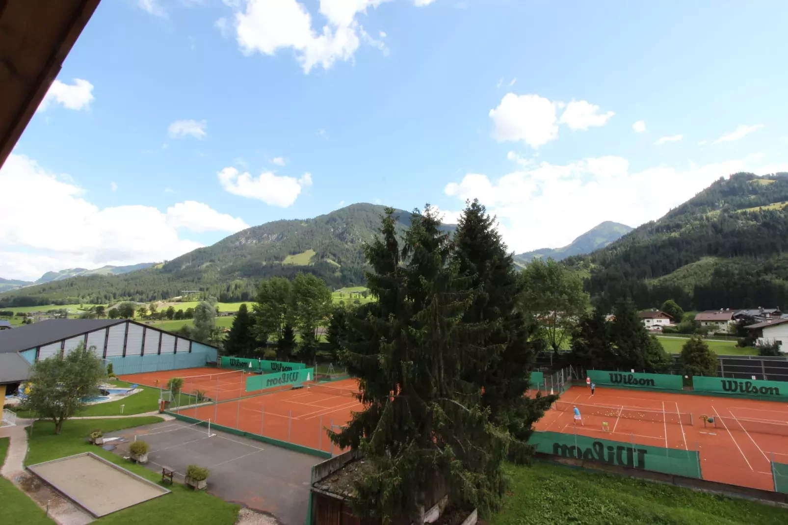 Residenz Edelalm - Penthouse-Uitzicht zomer