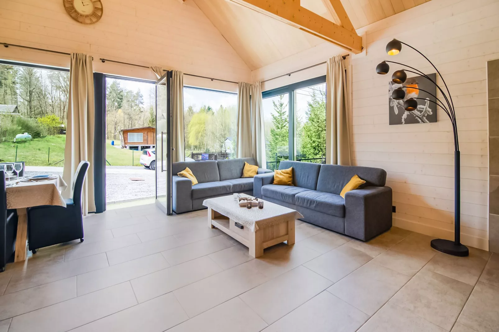 Chalet Romantica-Woonkamer