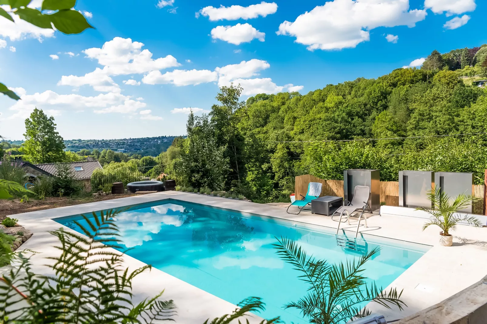 Beautiful home in nature with pool