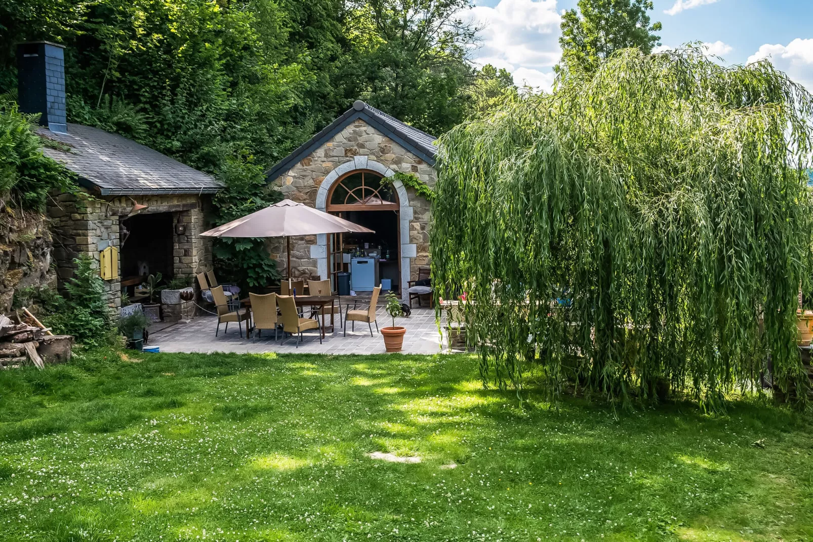 Beautiful home in nature with pool-Tuinen zomer