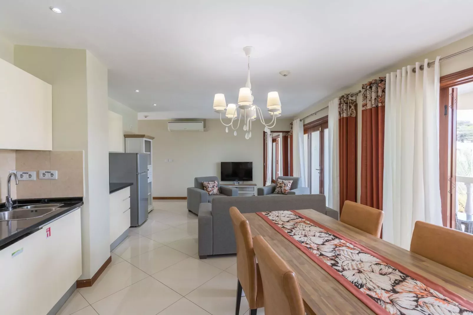 Appartement 2 bedroom-2 bathroom-Keuken