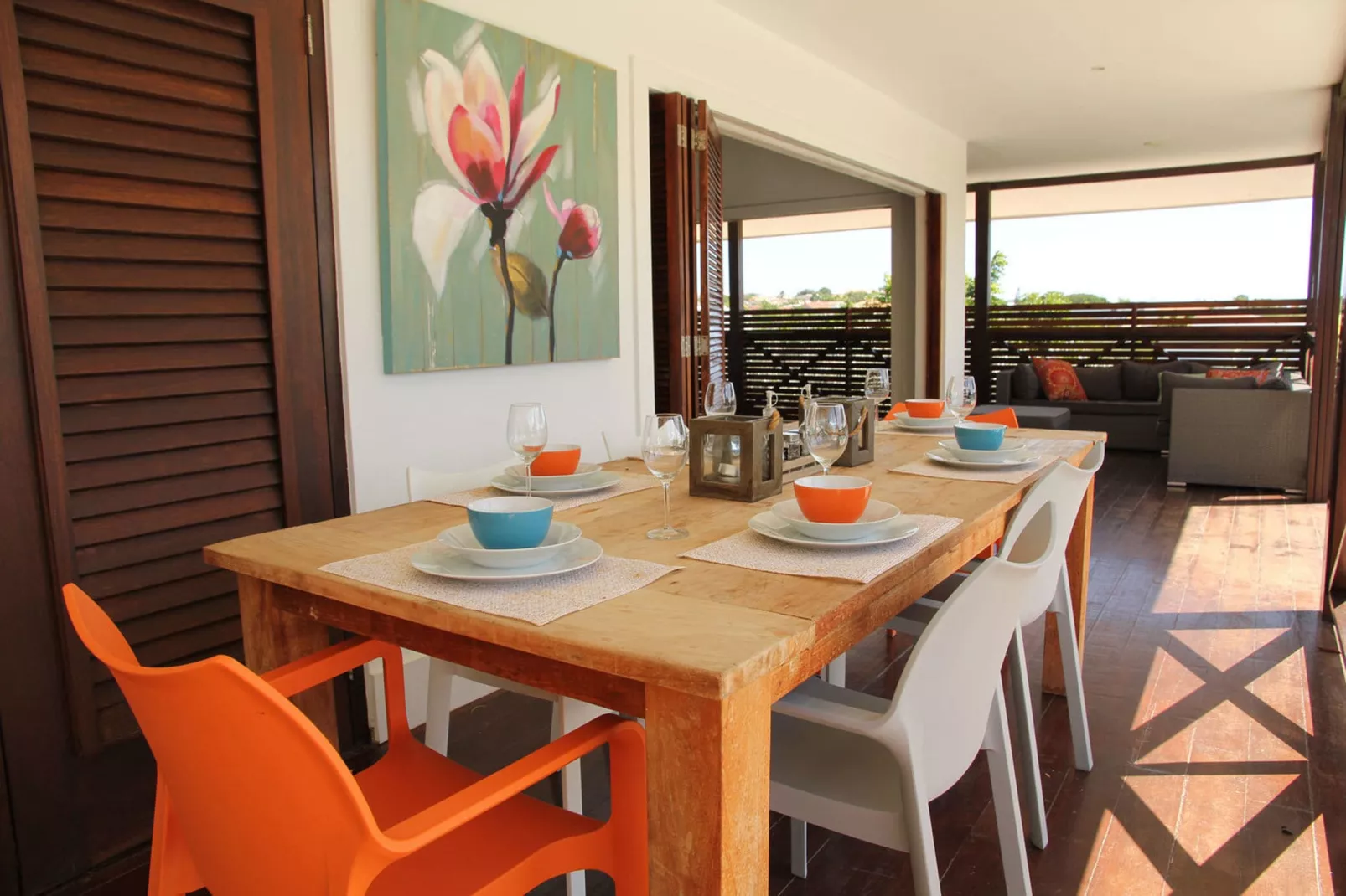 Villa Fleur de Marie-Terrasbalkon