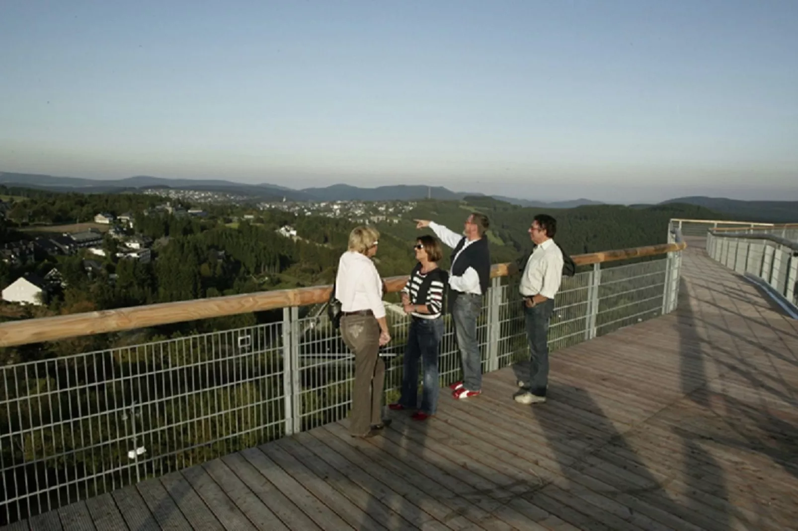 Resort Winterberg-Gebieden zomer 1km