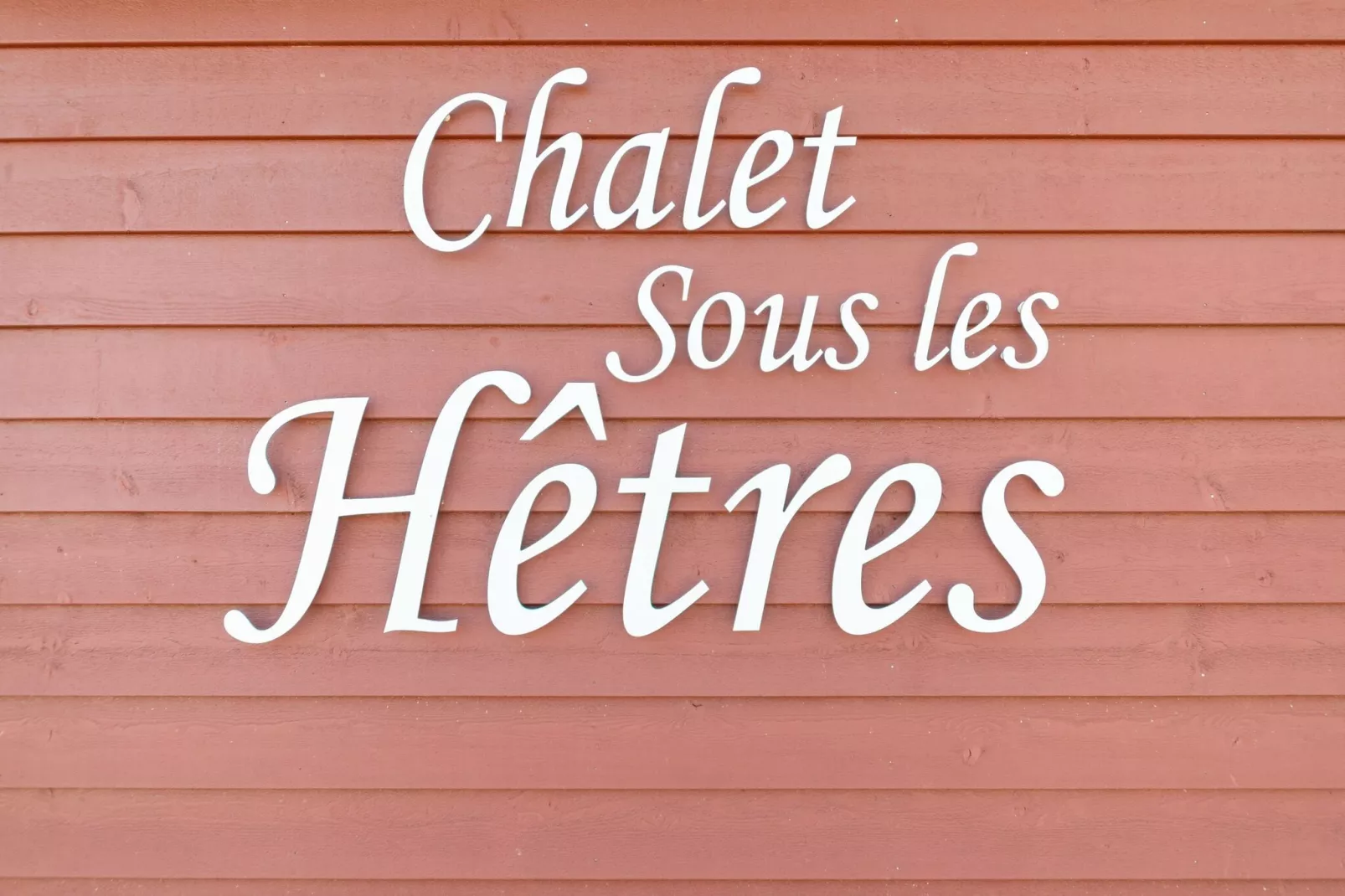 Le Chalet sous les Hetres-Sfeer