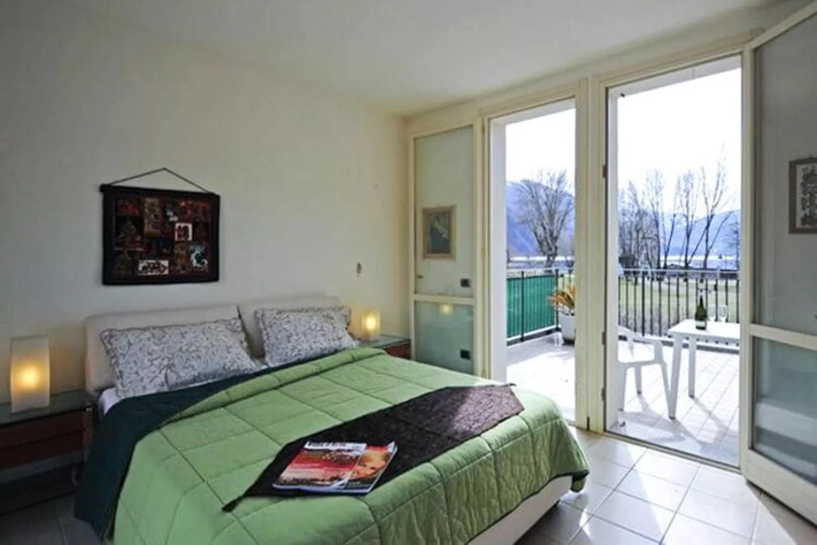 Residence Porto Letizia Porlezza - B4 Palace 1-room 4 pax Mountain View Plus P1MP4 8203-Slaapkamer