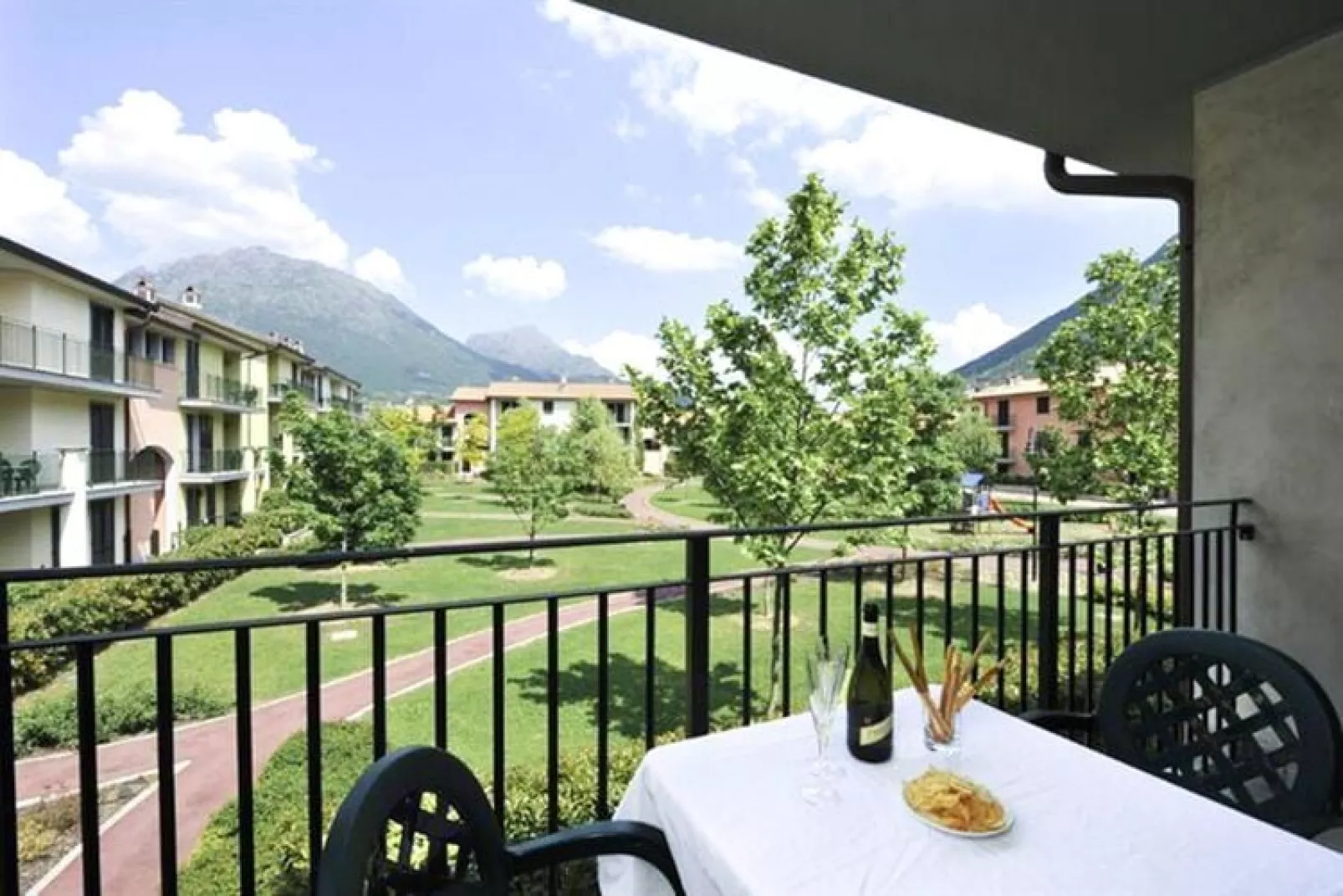 Residence Porto Letizia Porlezza - Villas bilocale 4 pax Vista Lago Plus V1LP4 Lake View 8215-Terras