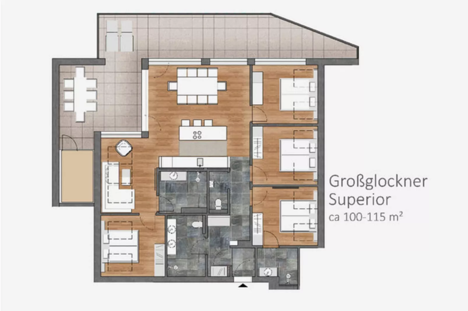 Groot appartement met sauna, direct aan skipiste-Faciliteiten