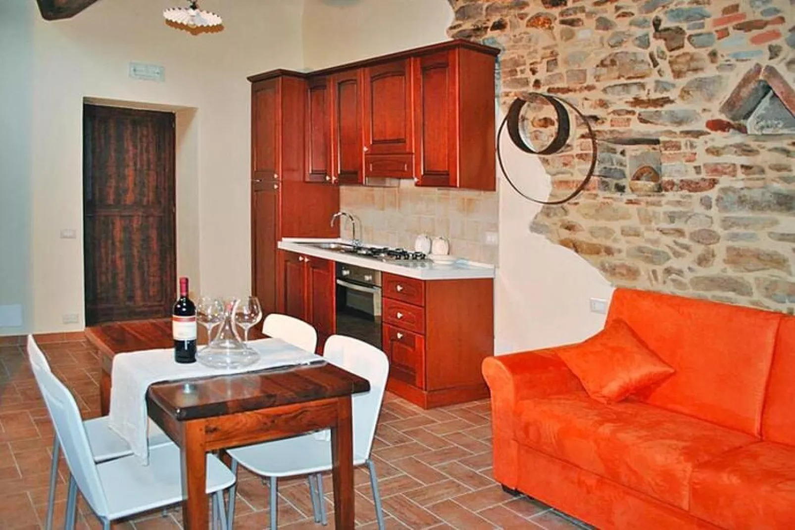 Agri-tourism La Filomena Montefortino-La Quiete - Passero-Woonkamer