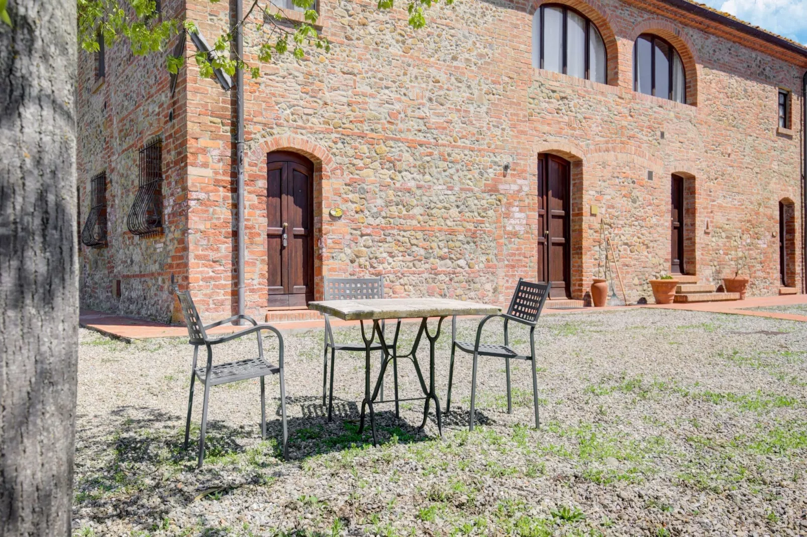 Rosa-Terrasbalkon