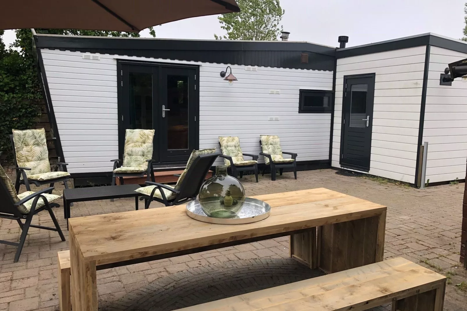 Gezellig chalet met afwasmachine op een vakantiepark, bij de Waddenzee