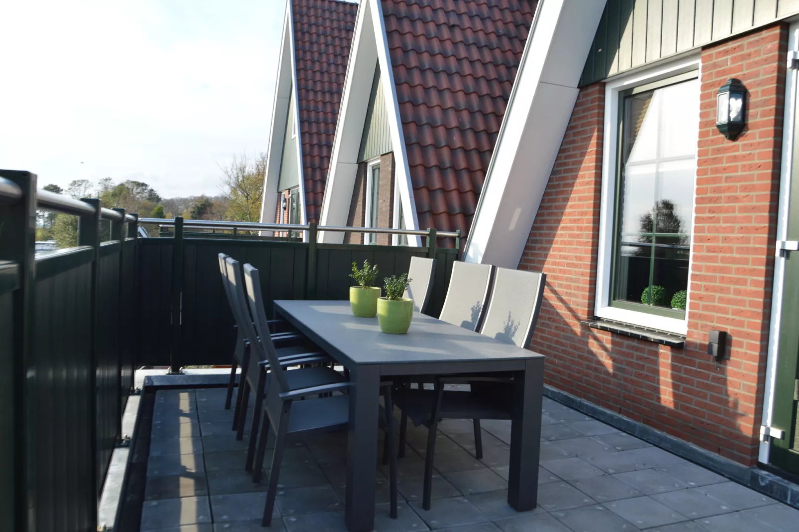 Camping Waddenzee 1-Terrasbalkon