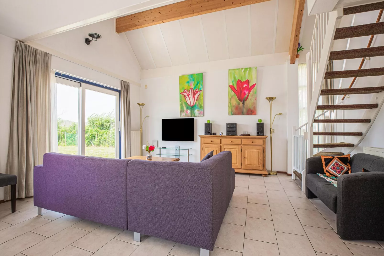 Villa Tulp en Duin-Woonkamer