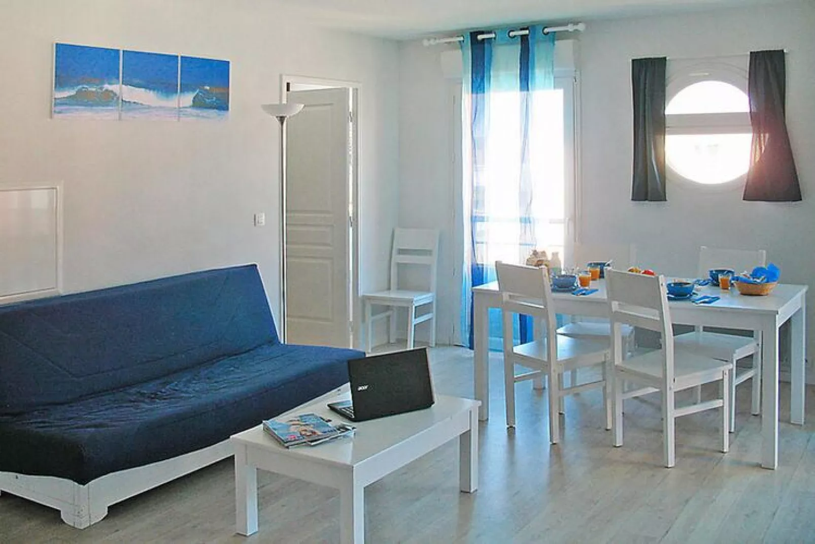 Residence Les Isles de Sola Grandcamp //  Studio  30 m2 SANS balcon-Woonkamer