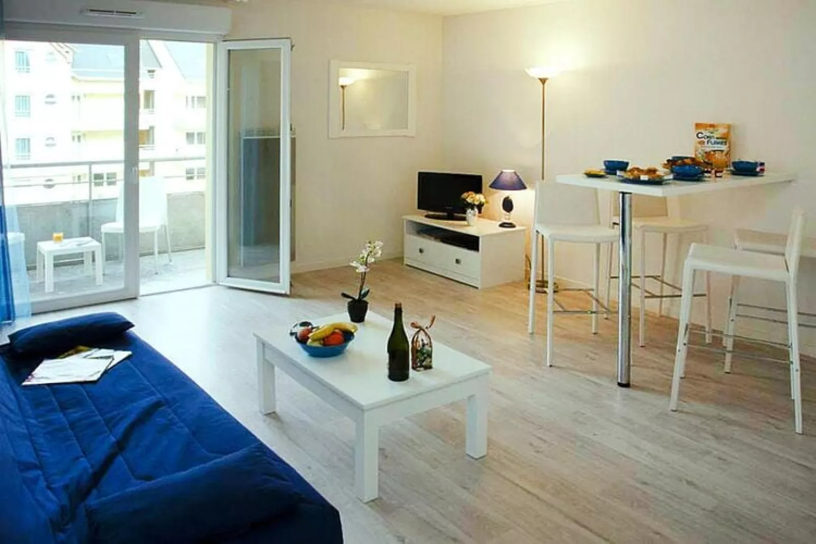 Residence Les Isles de Sola Grandcamp //  Studio  30 m2 SANS balcon-Woonkamer