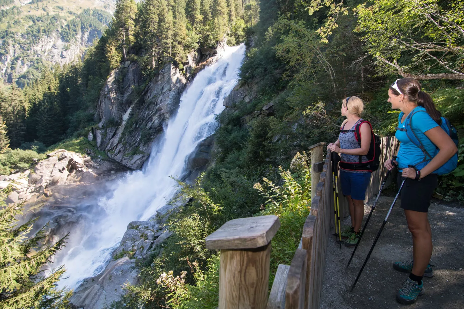 Edenlehen - Wasserfall-Gebieden zomer 1km
