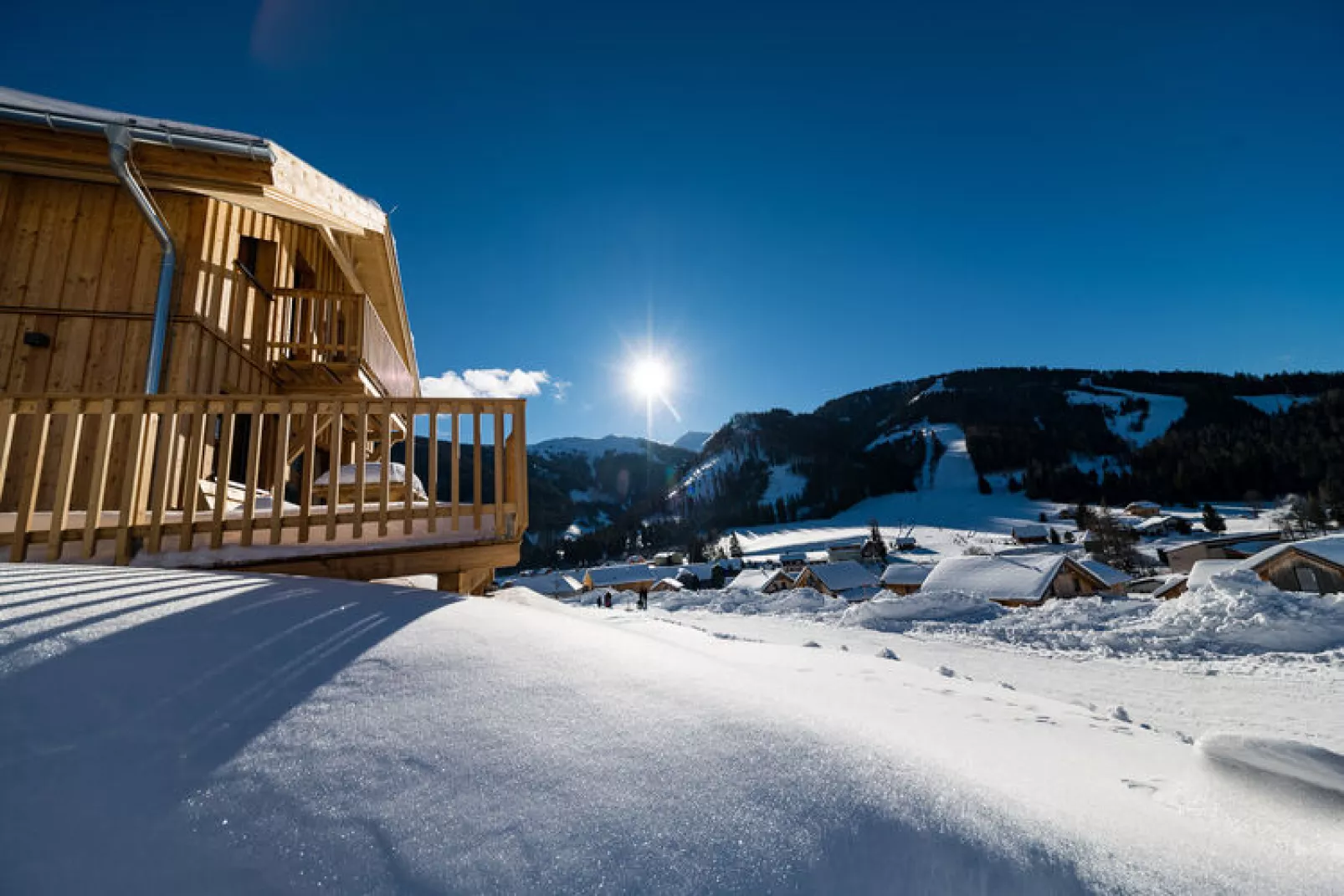 Holiday resort Almdorf Hohentauern, Hohentauern im Murtal-Tauernchalet-Uitzicht winter