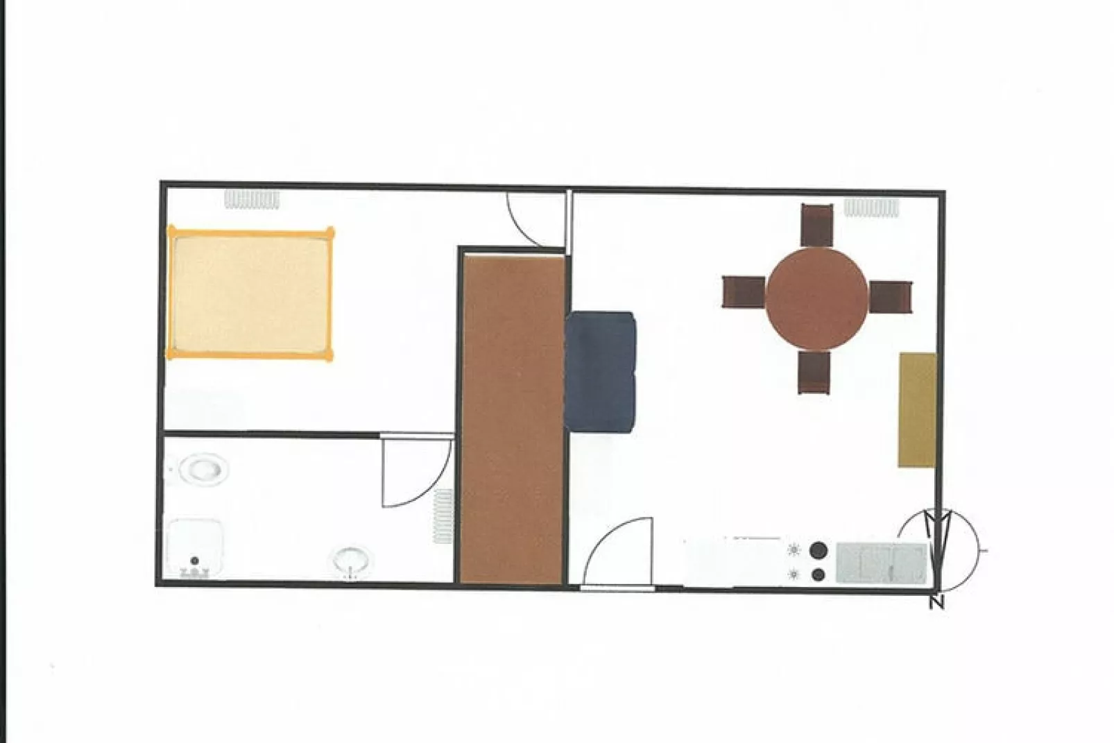 Apart Lastretta-Plattegrond