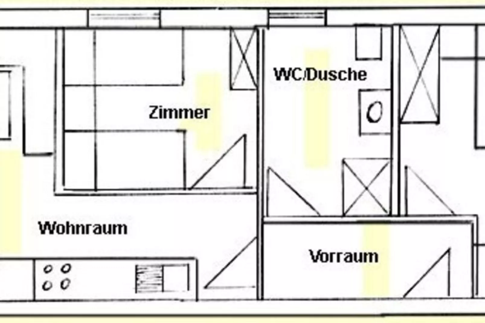 Apart Lastretta-Plattegrond