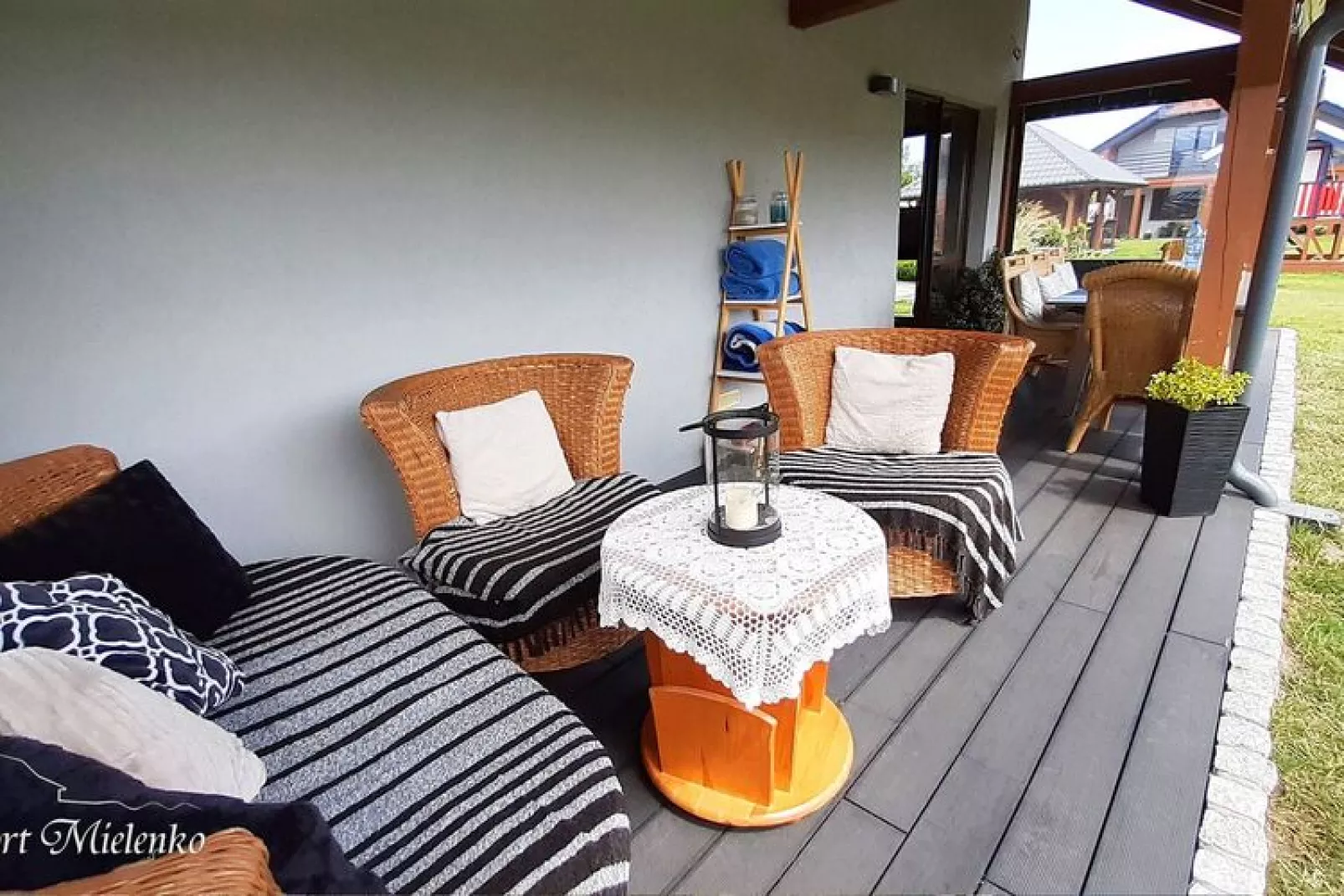 Dom MARCO POLO Mielenko-Terrasbalkon