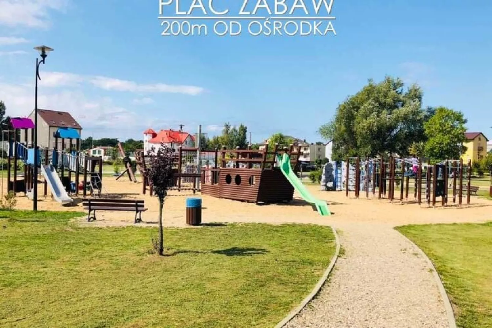 Holiday complex, Mielno-TYP B (max 6 Erw. + 2 Kind.) = TYP A (Kontipool)-Gebieden zomer 1km