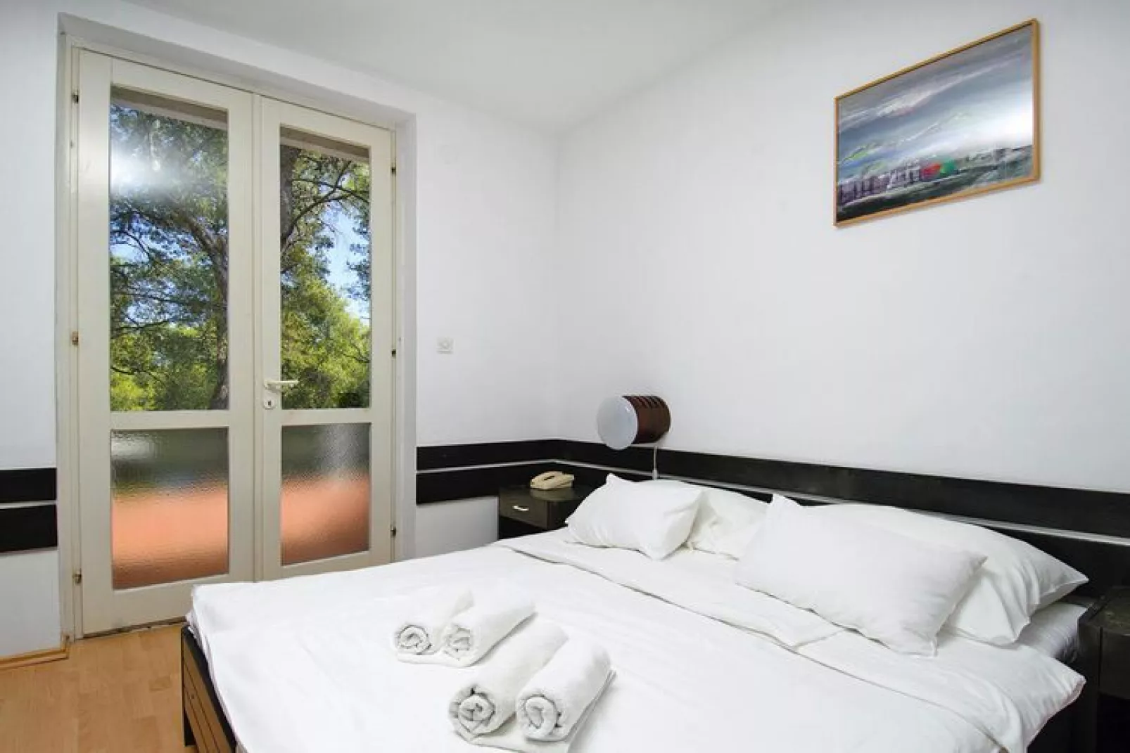 Apartments Fontana Resort Jelsa - One-bedroom Vintage Apartment 2&2 - 46 qm 4 Pers-Slaapkamer