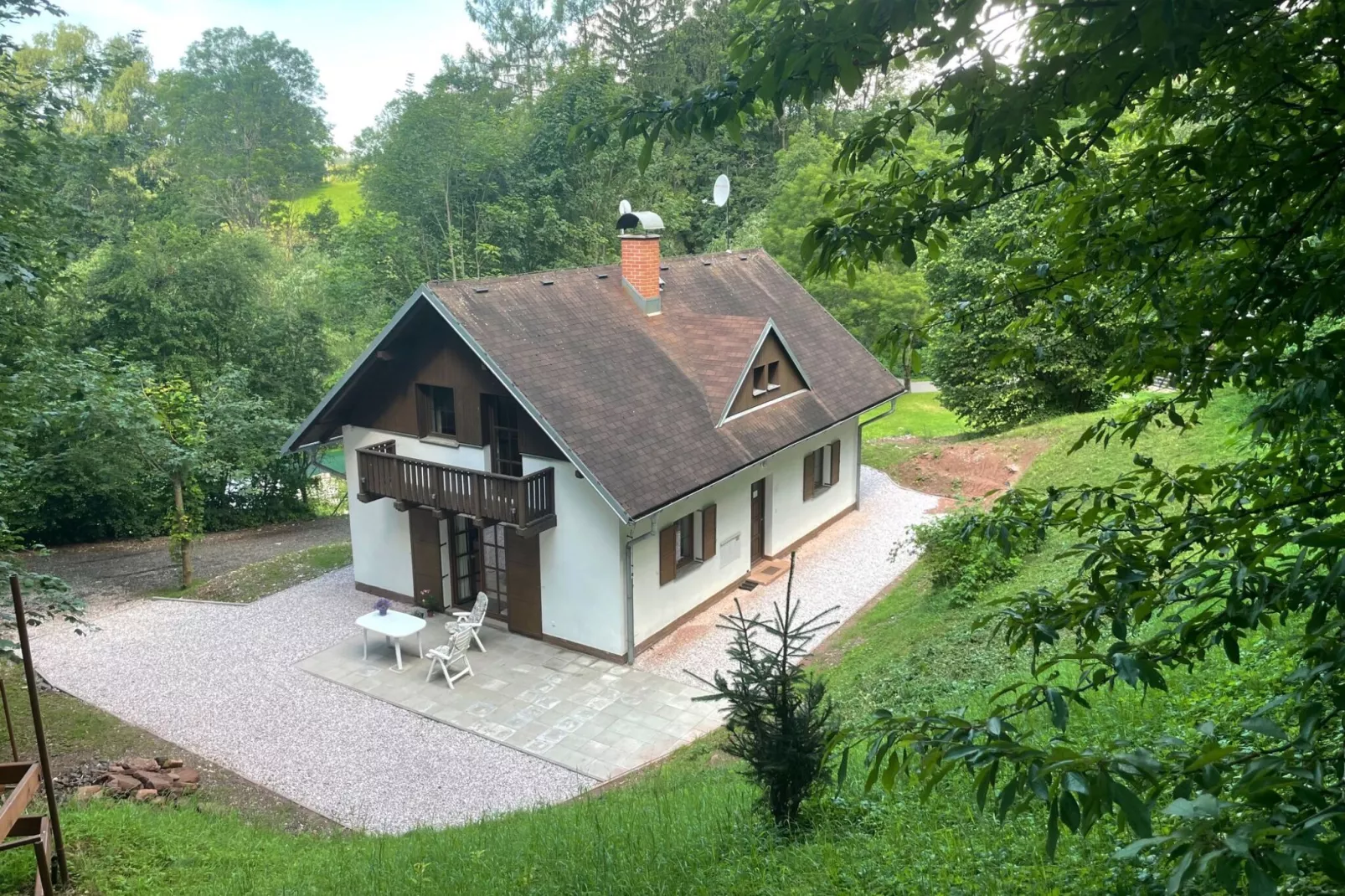 Chalet no 5-Uitzicht zomer