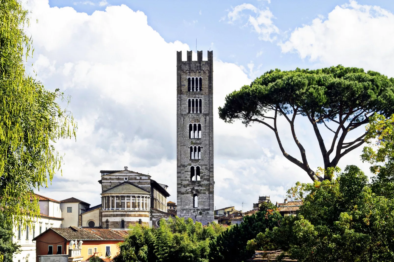 San Michele-Gebieden zomer 1km