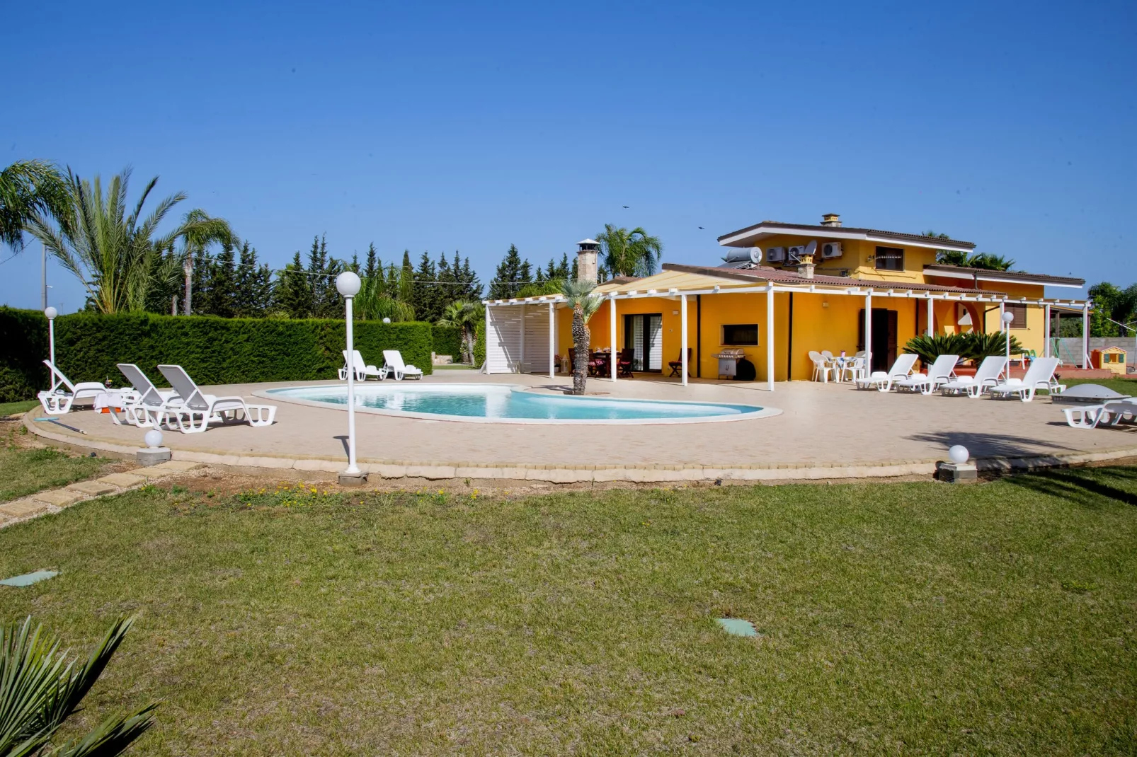 Villa Nereide-Tuinen zomer