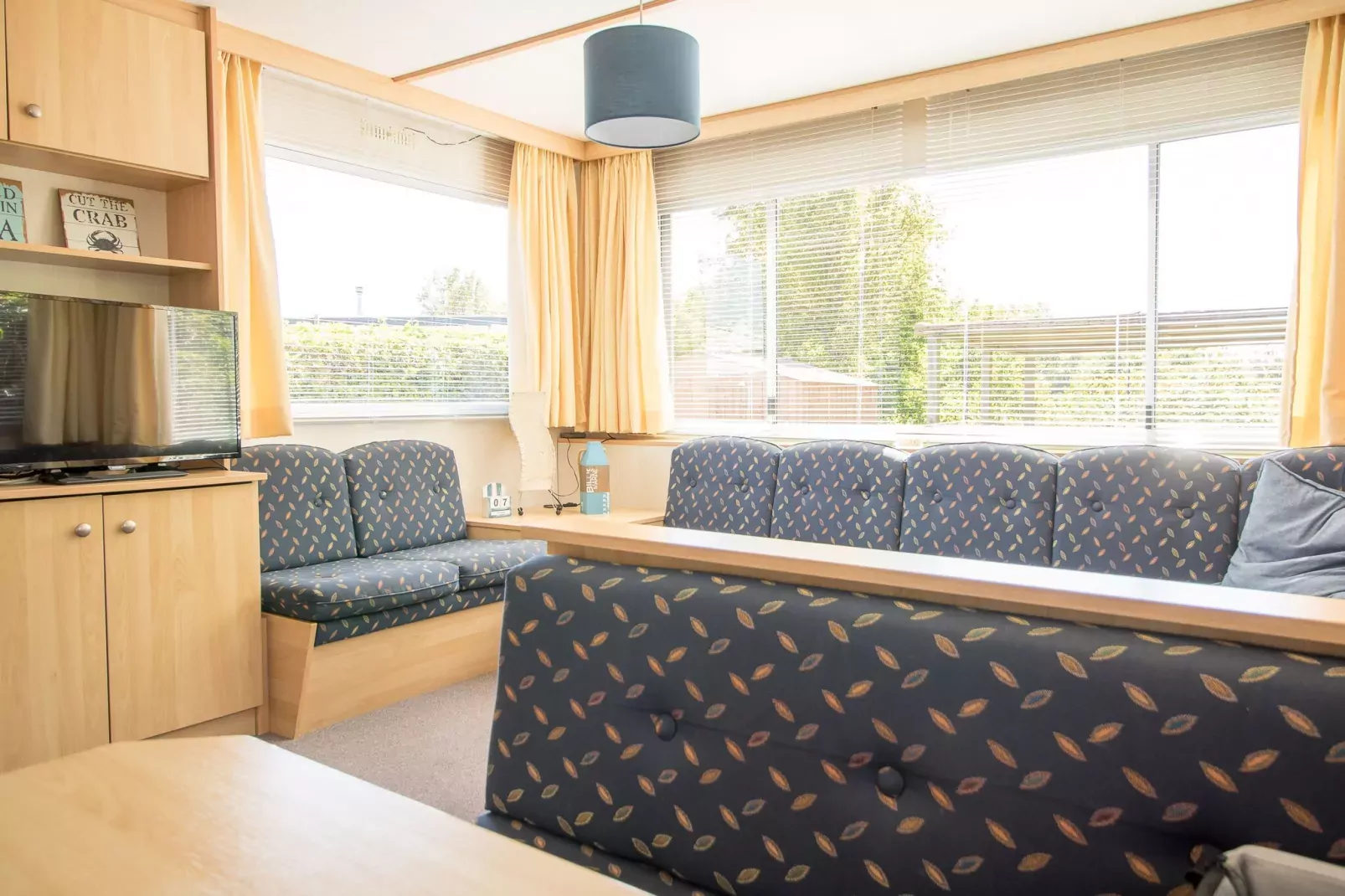 Julianahoeve - Chalet aan zee en duinen-Woonkamer