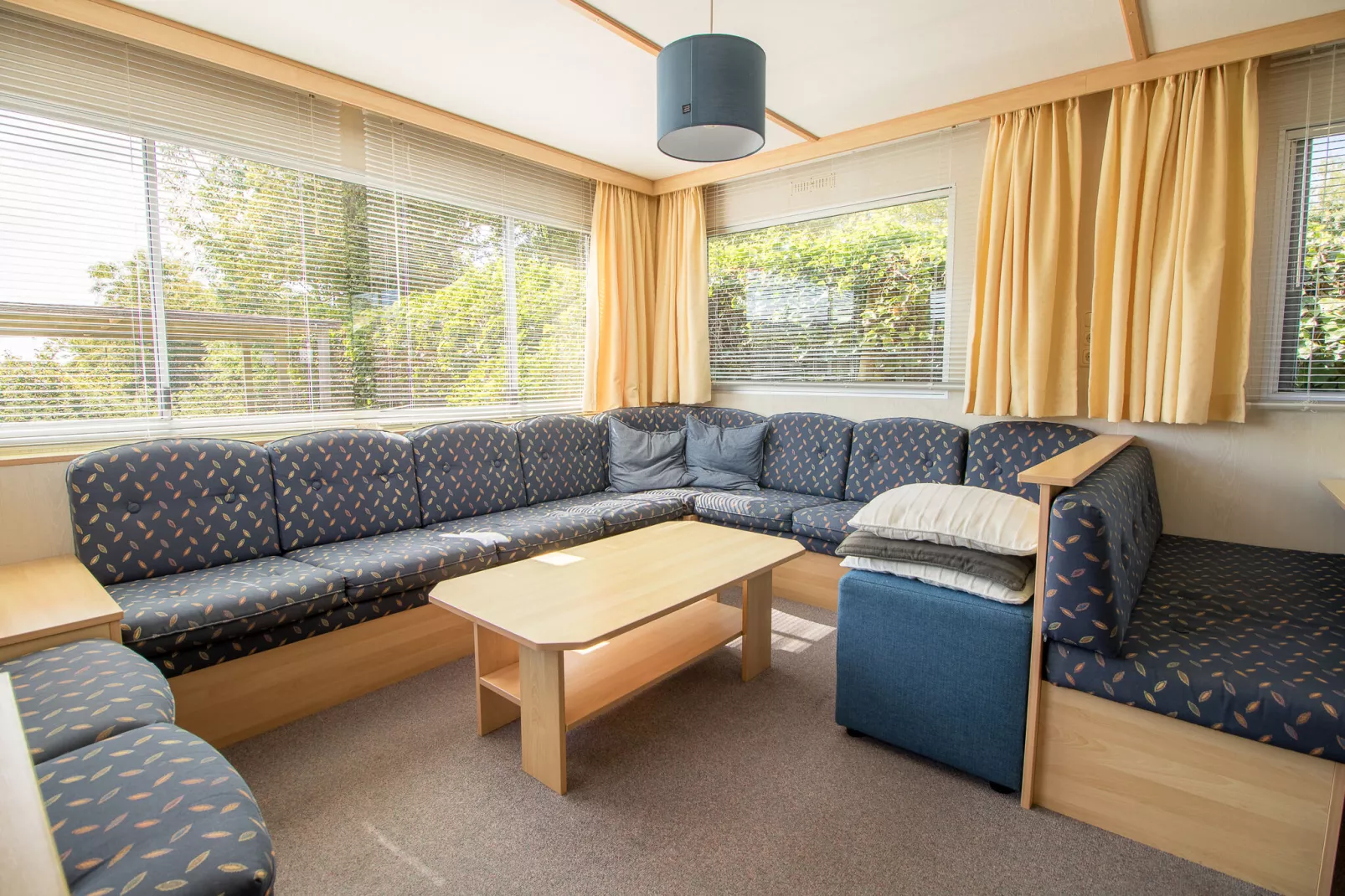 Julianahoeve - Chalet aan zee en duinen-Woonkamer
