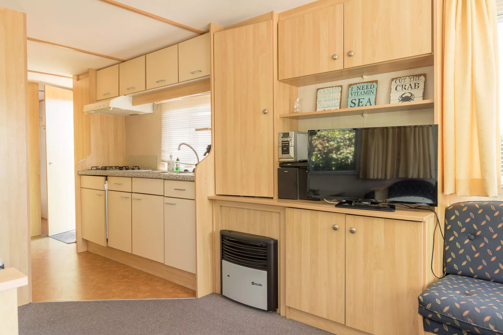 Julianahoeve - Chalet aan zee en duinen-Keuken